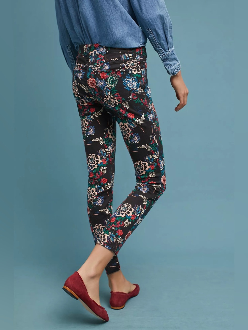 Pilcro Mid-Rise Skinny Ankle Jeans - Picture 2 of 7